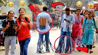 Stylish Dress Prank👖Part 6 | Best Reaction on Girls 2023 😂  @gmasstv