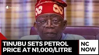 President Tinubu Sets Petrol Price at N1,000/Litre