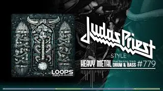 Heavy Metal Backing Track / Drum And Bass / Judas Priest Style / 100 bpm Jam in E - F# Minor