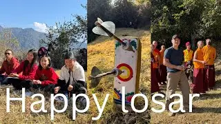 Chu ngye pi losar at Pangkhar #bhutanese #travelvlog #losarfestival 