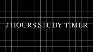 Two hours dark aesthetic timer  -  2 hours study timer