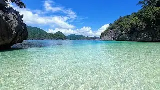Tropical Cove Perfection: 6 Hours of Blue Waters & Soothing Wave Sounds (4K No AI)