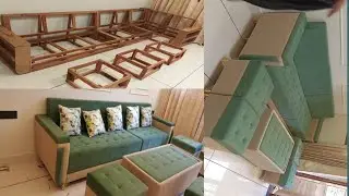 Sofa making from chair at home || modern sofa set design ideas for living room home interior 2025 ||