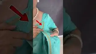 Love neat pleats and a flawless pallu? ✨Save this hack 💙