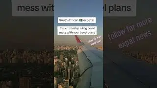 FYI South African expats, see description for full article