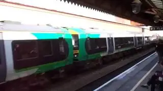 The Class 172 &lsquo;Turbostar&rsquo; London Midland was arrives at Birmingham Moor Street Station.