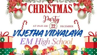 National Mathematics day & Christmas Celebrations 2025 #childrensongs #vijethavidyalayakurnool