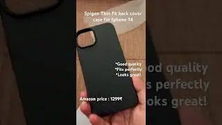Spigen Thin fit back cover case for Iphone #amazon #amazon #spigen #spigencase #iphone