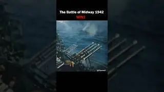 Battle of Midway 1942 | Real Sound, Colorized HD #shorts #ww2