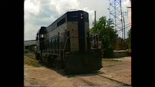Bay Colony Railroad - Millis Line - Mass Central 2443 CF7 Revenue Freight 6/28/94