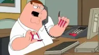 Family Guy - Peter Griffin with Acrylic Nails