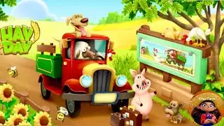 HAY DAY LEVEL 27 FISHING,HARVESTING,LOAD CARGO #games #gameplay #gameshorts #hayday #havefun
