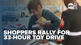 Hoover shoppers rally for Marines' 33-hour Toys for Tots Drive
