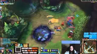 Imaqtpie INSANE 1v2 on Ezreal - Crazy Outplay by Imaqtpie for Double Kill