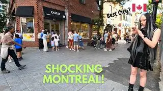 Is Montreal Cleaner Than Toronto? Friday Night Walking Tour 🇨🇦