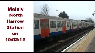 Mainly North Harrow Tube Station on 10/03/12 arrivals / departures