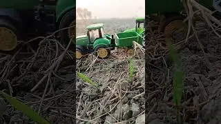 @#kisan ke khet me #viraltoys #sortvarl  hi JCB machine se mini tractor trailer for loding