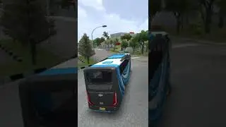 Real Bus Driving Game 😍 | Indonesia Bus Simulator | Shortsyosho #music #workout #reels #viralshorts