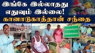 அனைத்தும் ஒரே இடத்தில்! | கானாடுகாத்தான் ஞாயிறு சந்தை | Karaikudi