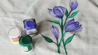 Easy flower painting ideas for beginners/@delighthouseart4980 flower painting tutorial 