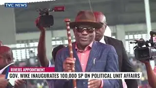 Wike Inaugurates 100,000 Special Assistants On Political Unit Affairs