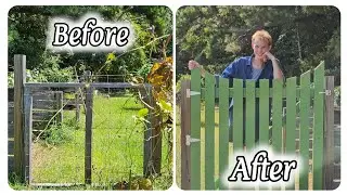 Building a Beautiful Garden Gate! | Before & After. 
