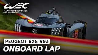 First Onboard footage of the Peugeot 9X8 at Spa I 2023 6 Hours of Spa I FIA WEC
