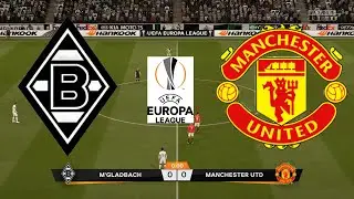 FIFA 20 Career Mode | M'gladbach vs Manchester United | Group stage UEFA Europa League | Full Match