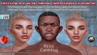 Second Life's Lelutka Evox Skin Creating Course Facebook AD Update 2023