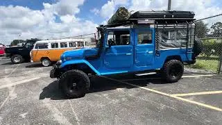 COOL 4 DOOR LANDCRUISER CREW CAB RIG FJ-45 TROOP CARRIER #overlanding #truck