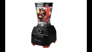Off To College! Oster BLSTVB-RV0-000 Low Profile jar Blender, 1400 Watt, Black
