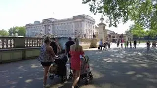 [4K]London Summer walk🌞/June 2021/Greenpark/Buckingham Palace/ St James's Park**relaxing Summer Walk