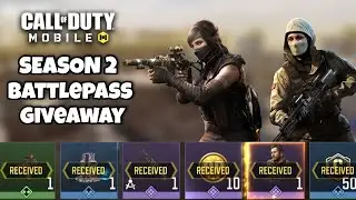 *NEW* Unlocking CODM Season 2 Battle Pass + Giveaway! | COD Mobile Season 2