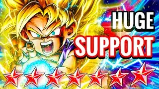 Новый бесплатный Супер Сайян Гоку — это мощная поддержка! DB Legends
