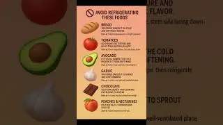 STOP Refrigerating These Foods! You're Ruining Them!