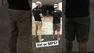 Uzi or MP5? #sendit #fullauto #uzi #mp5 #submachinegun