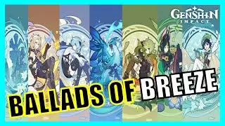 Windblume's Breath Ballads of Breeze Event Music Compilation - Genshin Impact