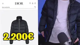 Die 2.200&euro; DIOR JACKE💸(OBLIQUE DAUNENJACKE)