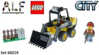 Lego City 60219 Construction Loader Speed Build