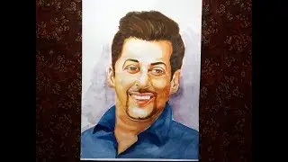 Drawing Salman Khan | Watercolours