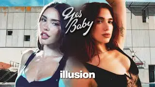 Illusion x Yes Baby | MASHUP feat. Dua Lipa & Madison Beer 