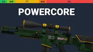 SCAR-20 Powercore - Skin Float And Wear Preview