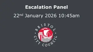 Escalation Panel - Thursday, 22nd January, 2026 10.45 am