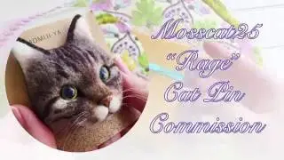 Aini Unboxing: Felt Cat Brooch by Mosscat25