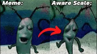 Plankton moaning meme VS Content Aware Scale