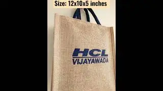 Custom gift bag with logo