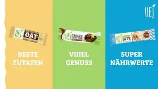 #bessersnacken mit HEJ Natural - Nat&uuml;rliche Zutaten, starke N&auml;hrwerte und ganz viel Genuss!