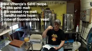 Brewing a Sahti beer