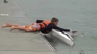 Canoe marathon fail