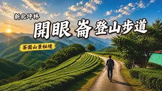 新北坪林 | 開眼崙步道O型 | 一路陡上到山頂 | 開了眼就回不去的絕美山景 | 獨特的臺灣農村茶園風光 ~115/1/6